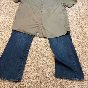 Grunt Style Olive Green Shirt